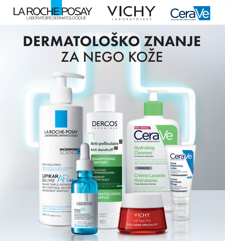 oglas La Roche Posay Vichy CeraVe